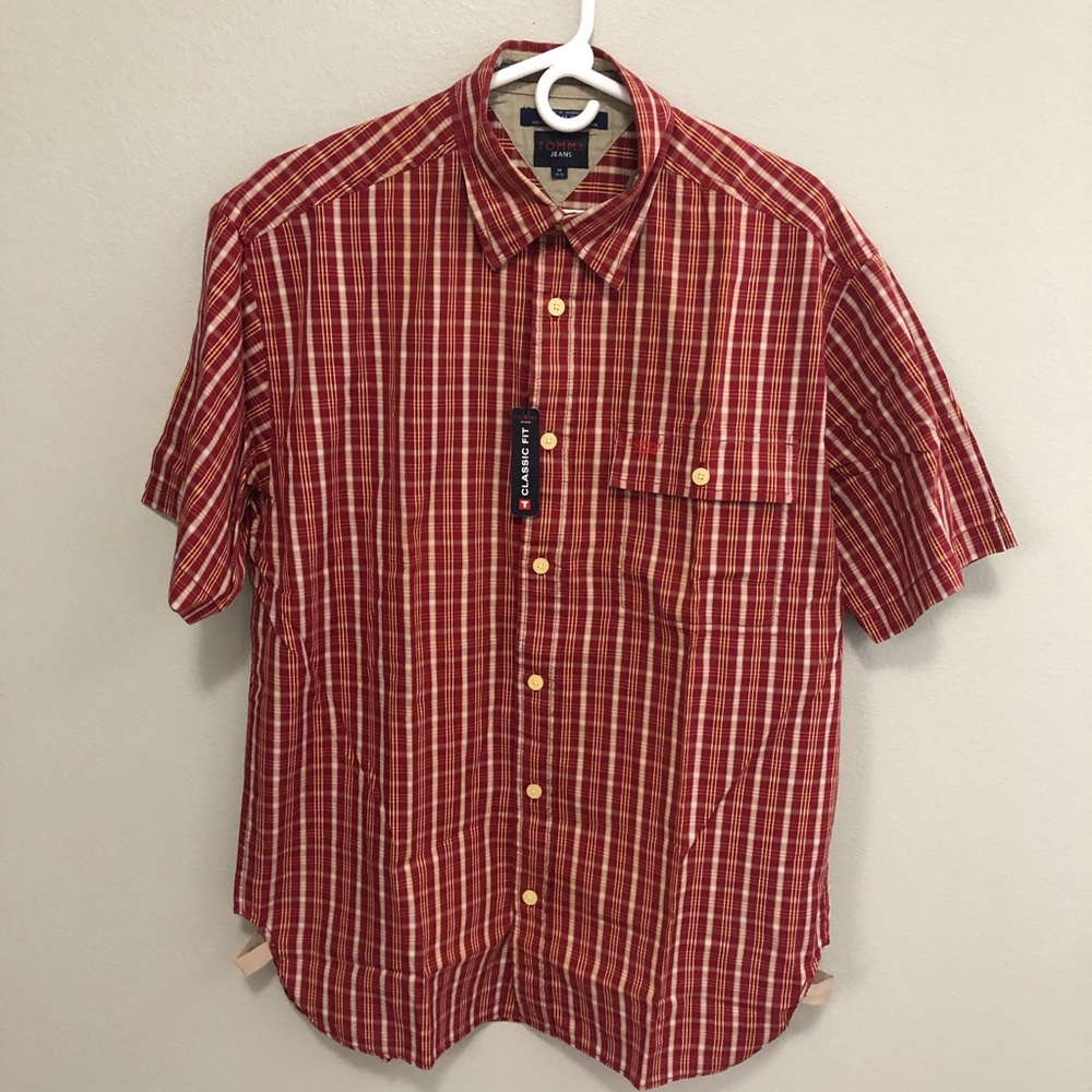 Tommy Jeans (Hilfiger) Plaid shirt - size M